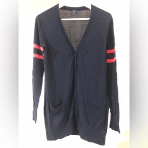 Varsity long cardigan